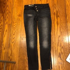 Madewell high rise button up jeans